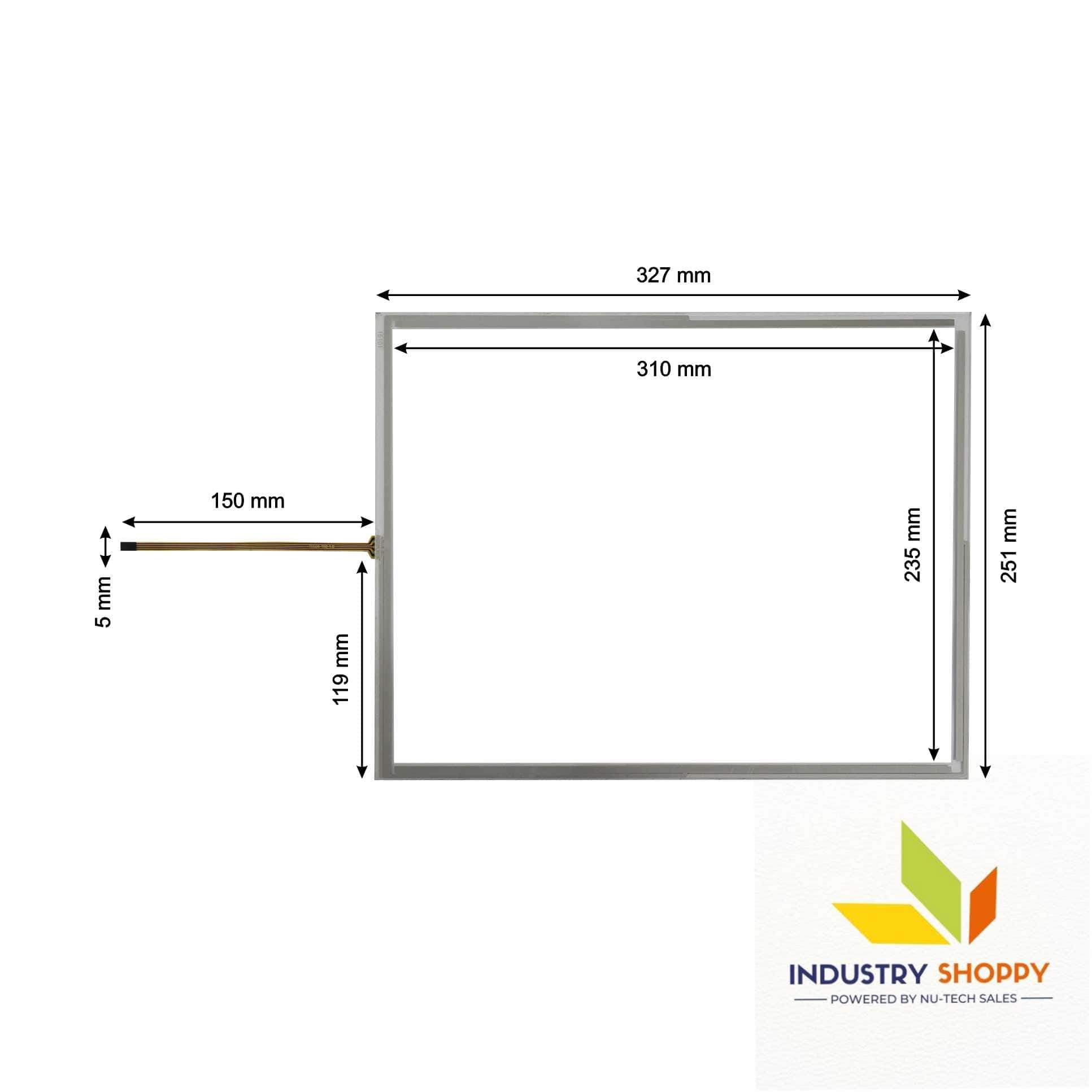 Touch Screen for Siemens MP370-15 HMI Operator Panel