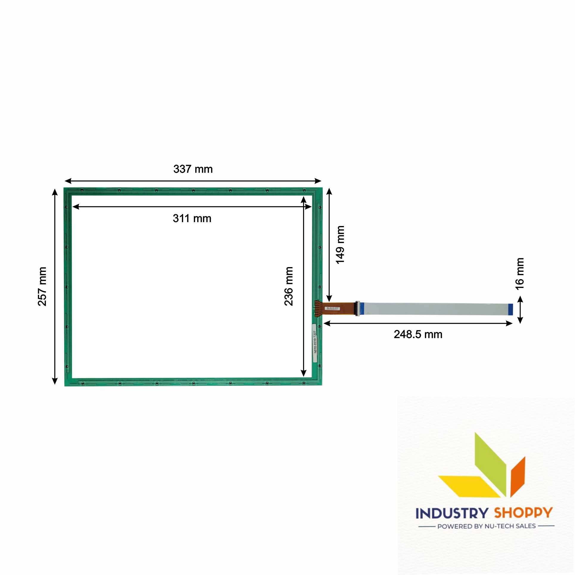 Original N010-0510-T227 Touch Screen