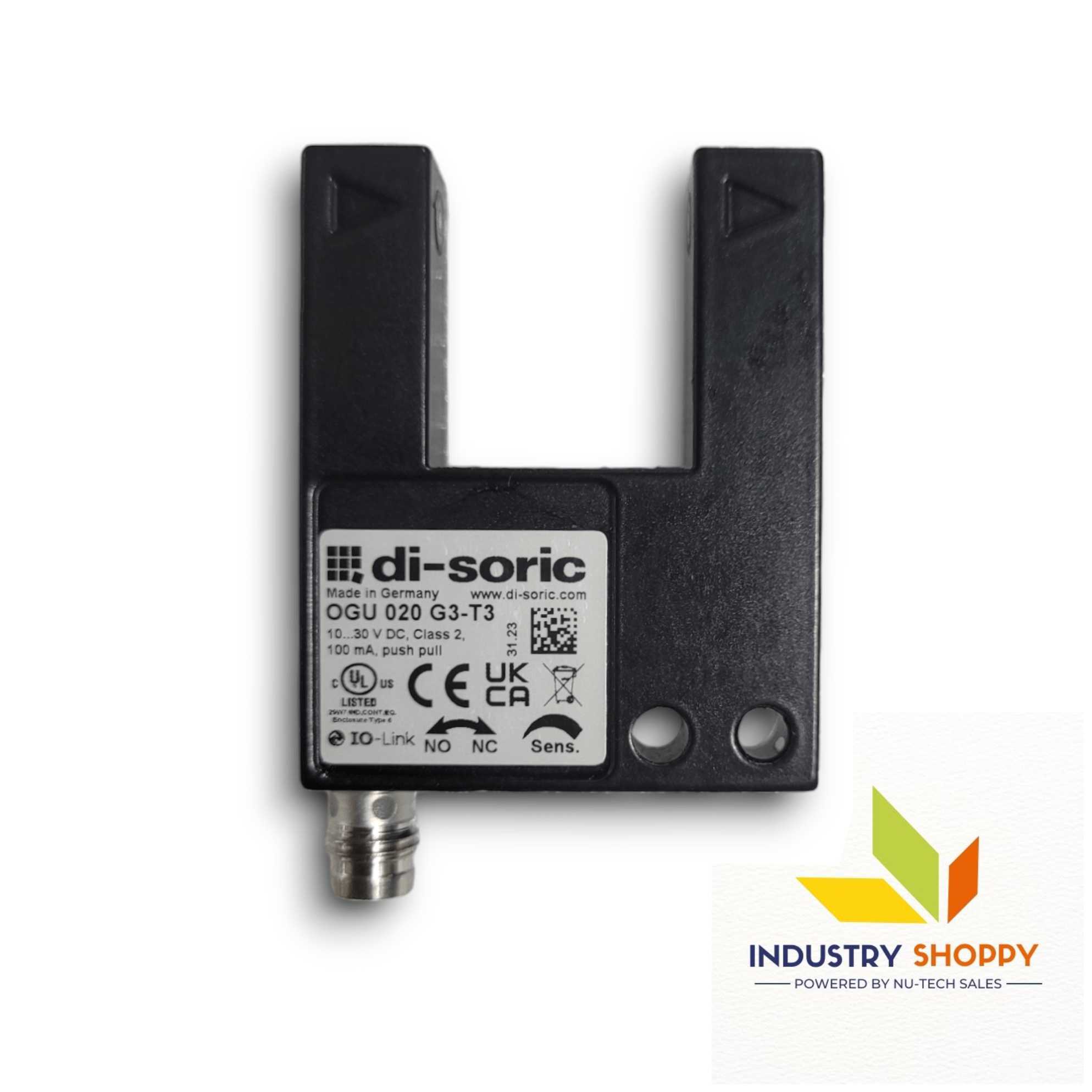 Di-Soric OGU020G3-T3 Optical Fiber Sensor