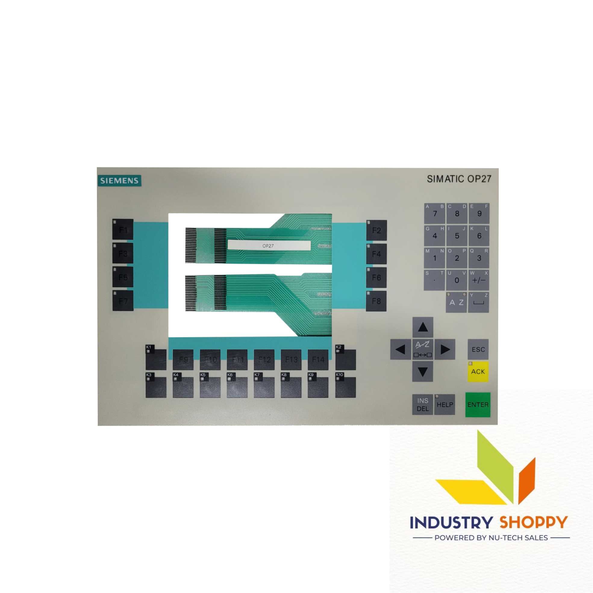 Keypad for Siemens OP27 HMI Panel - With LED Layer