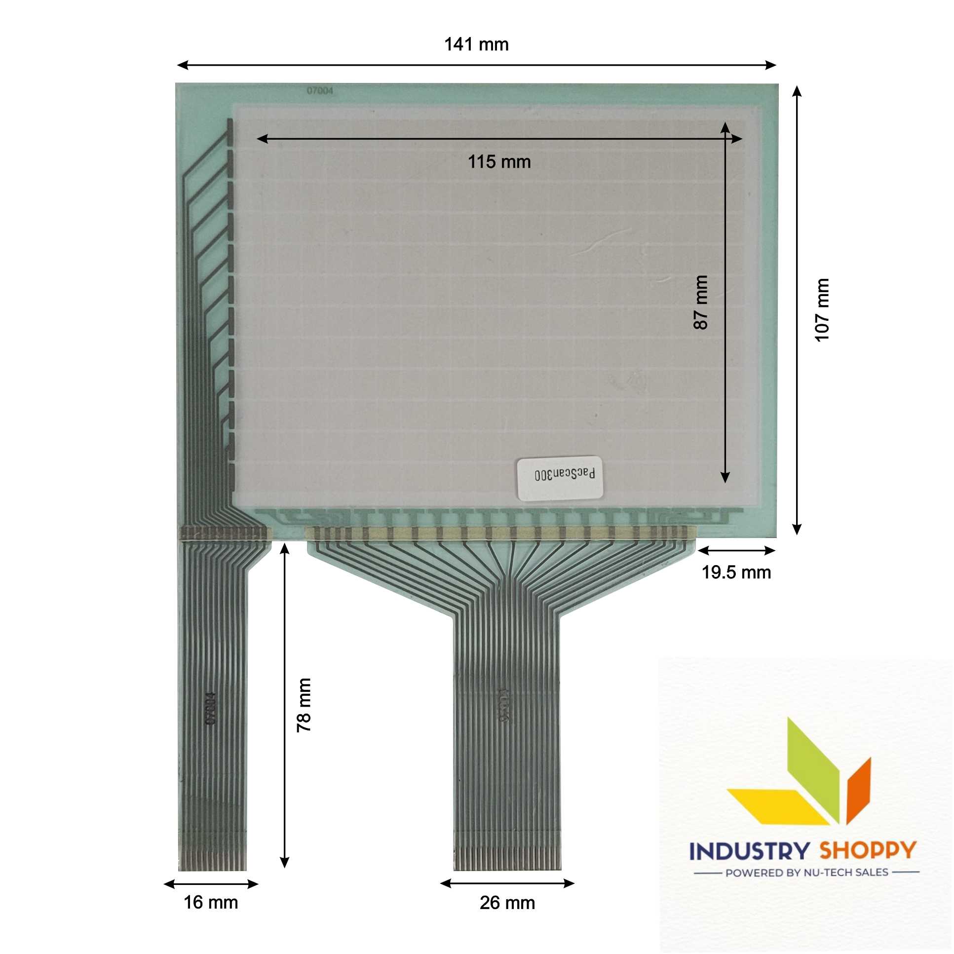 Touch Screen for Sonomed PacScan 300