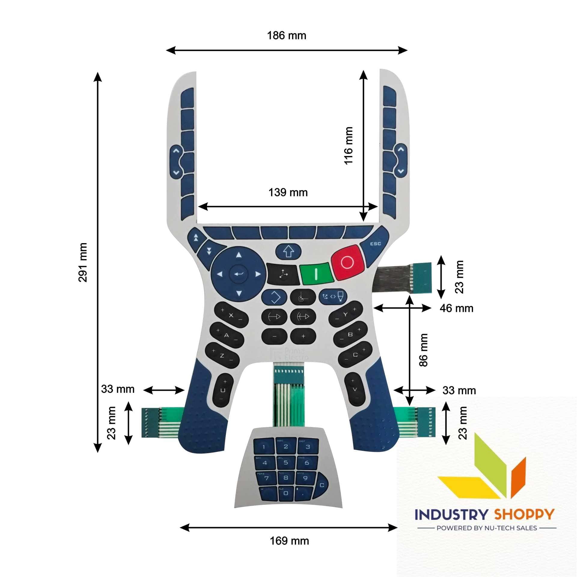 Keypad for Prima Electro 2SMPM7085-0C