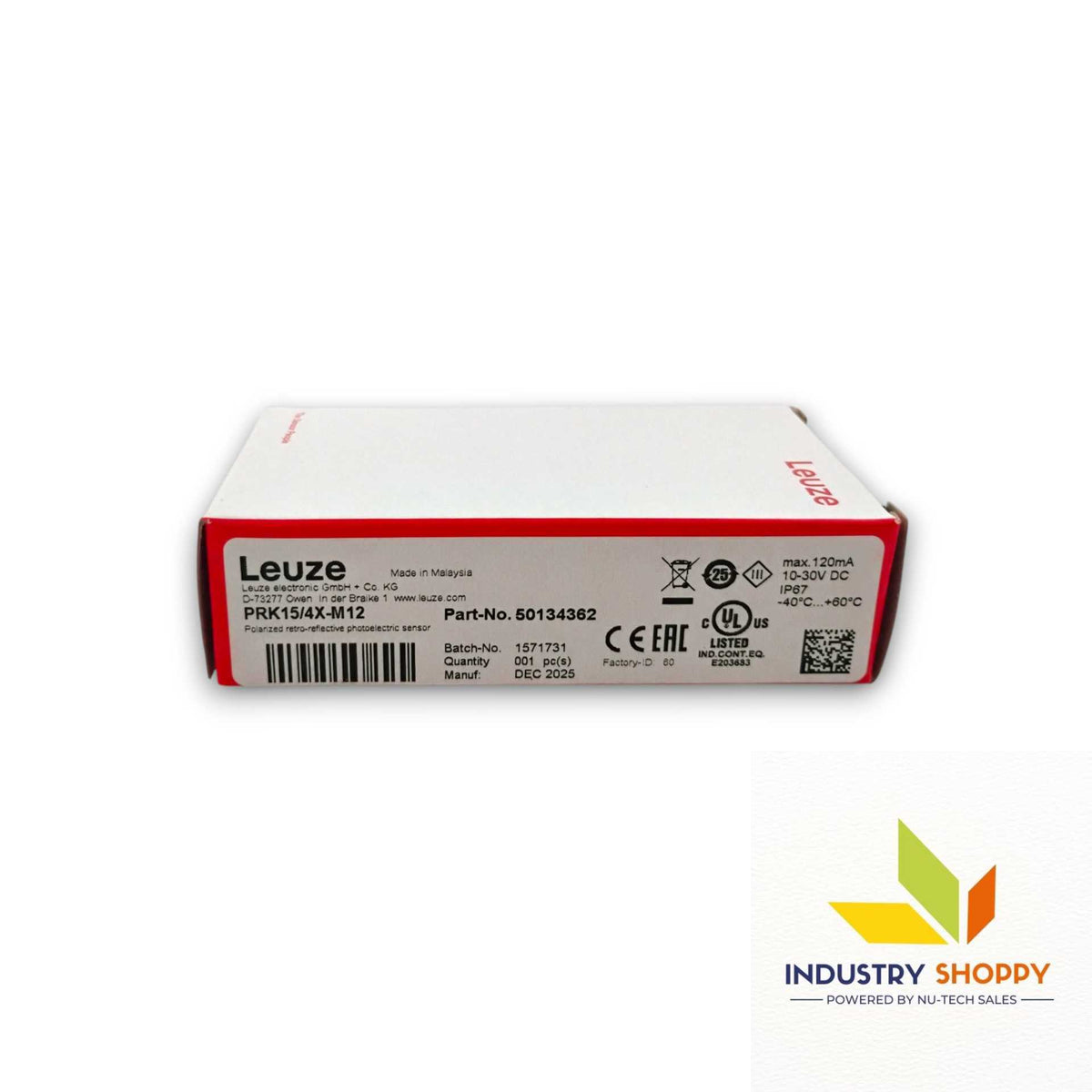 Leuze PRK15/4X-M12 Photoelectric Sensor