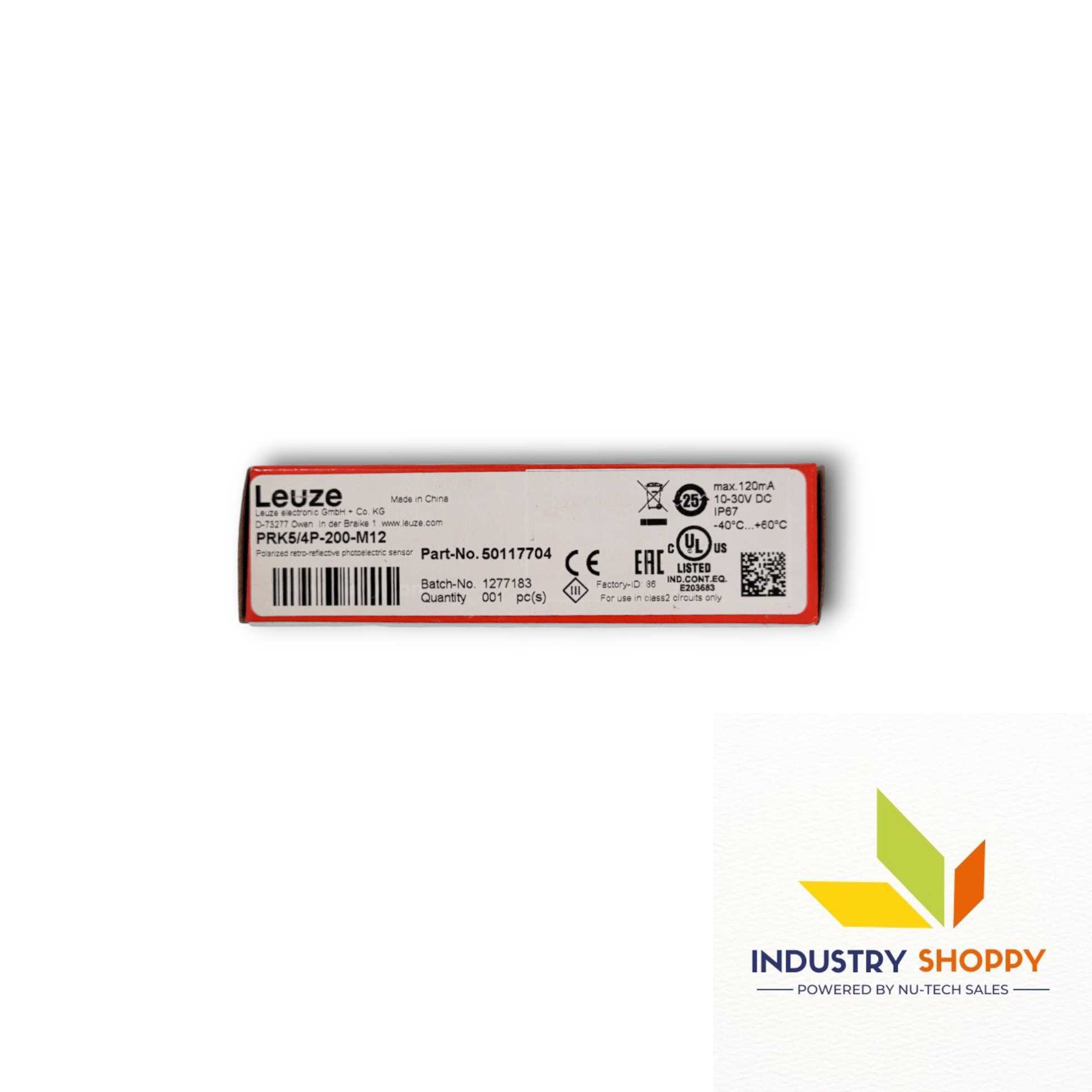 Leuze PRK5/4P-200-M12 Photoelectric Sensor