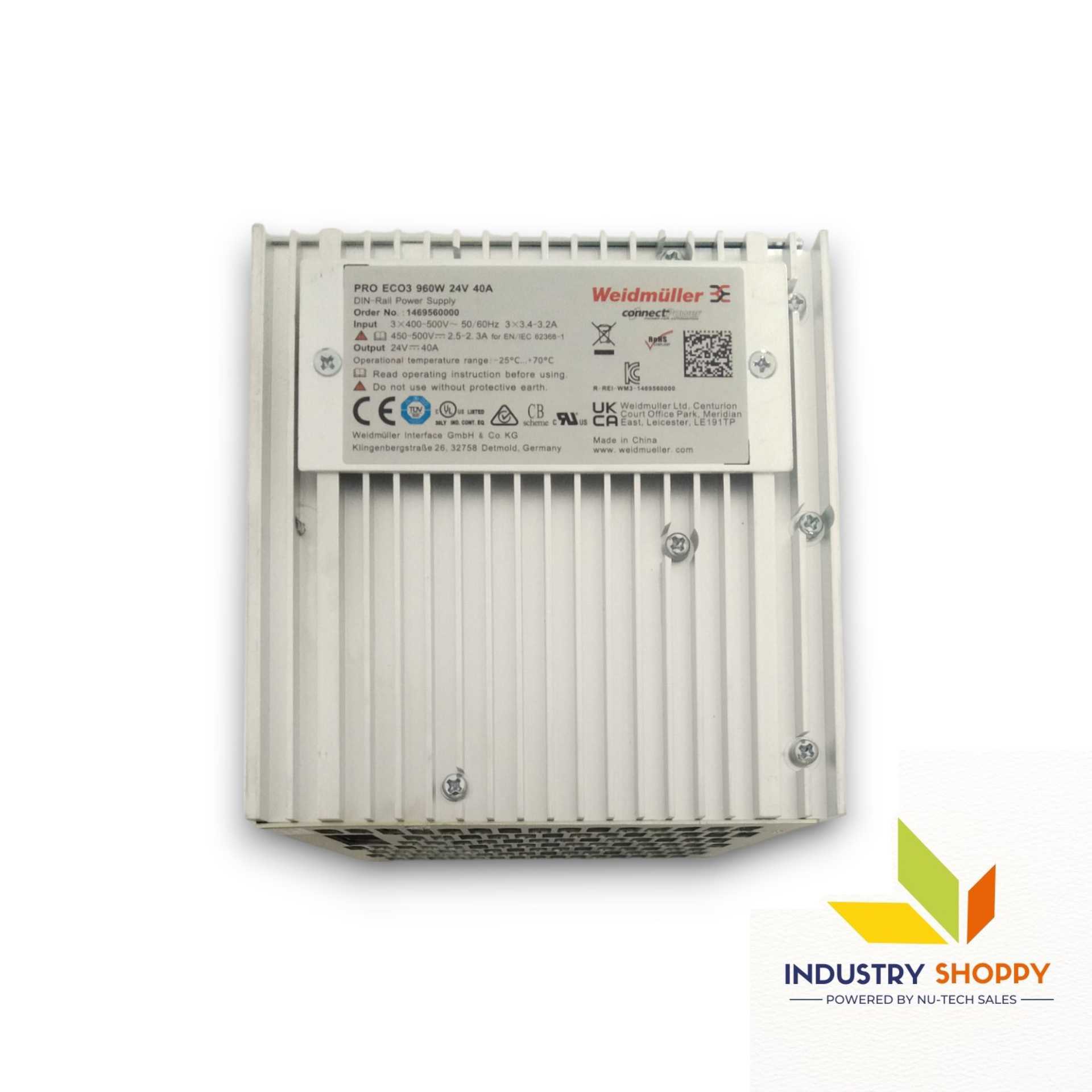 Weidmuller PRO ECO3 960W 24V 40A SMPS Power Supply