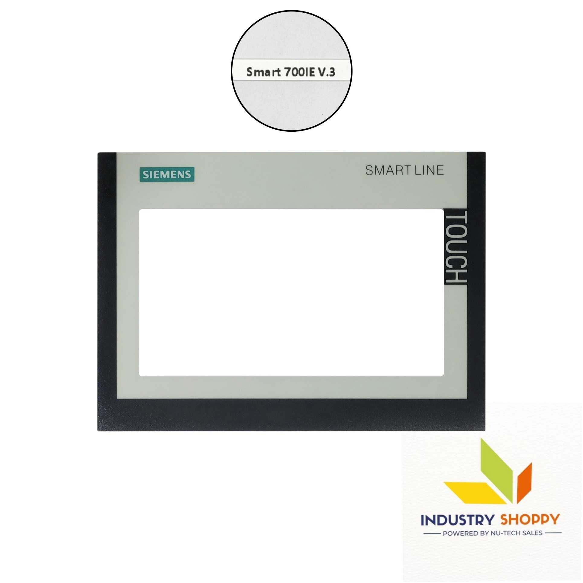 Overlay Film for Siemens Smart 700IE-V.3 HMI Panel