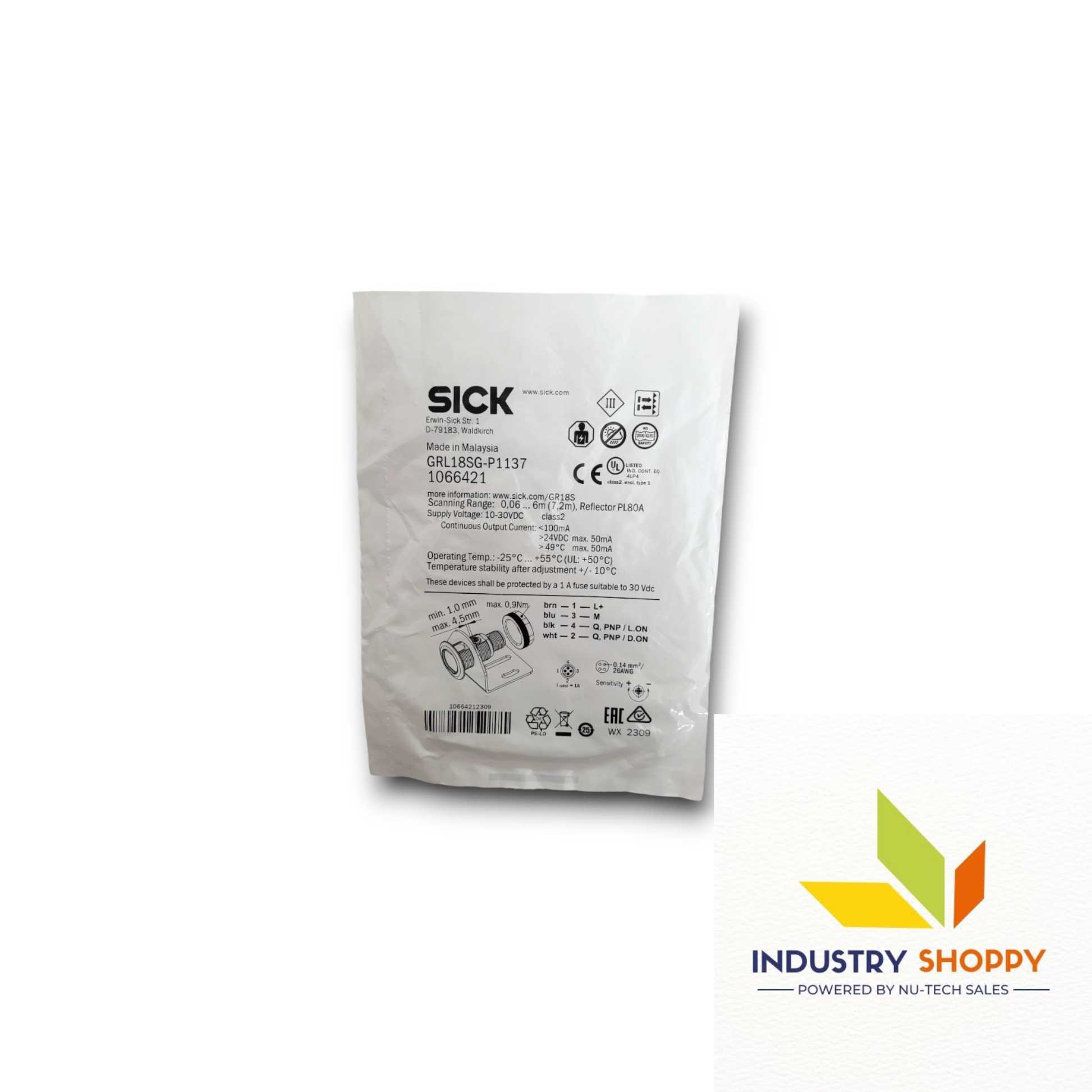 Sick GRL18SG-P1137 Photoelectric Sensors