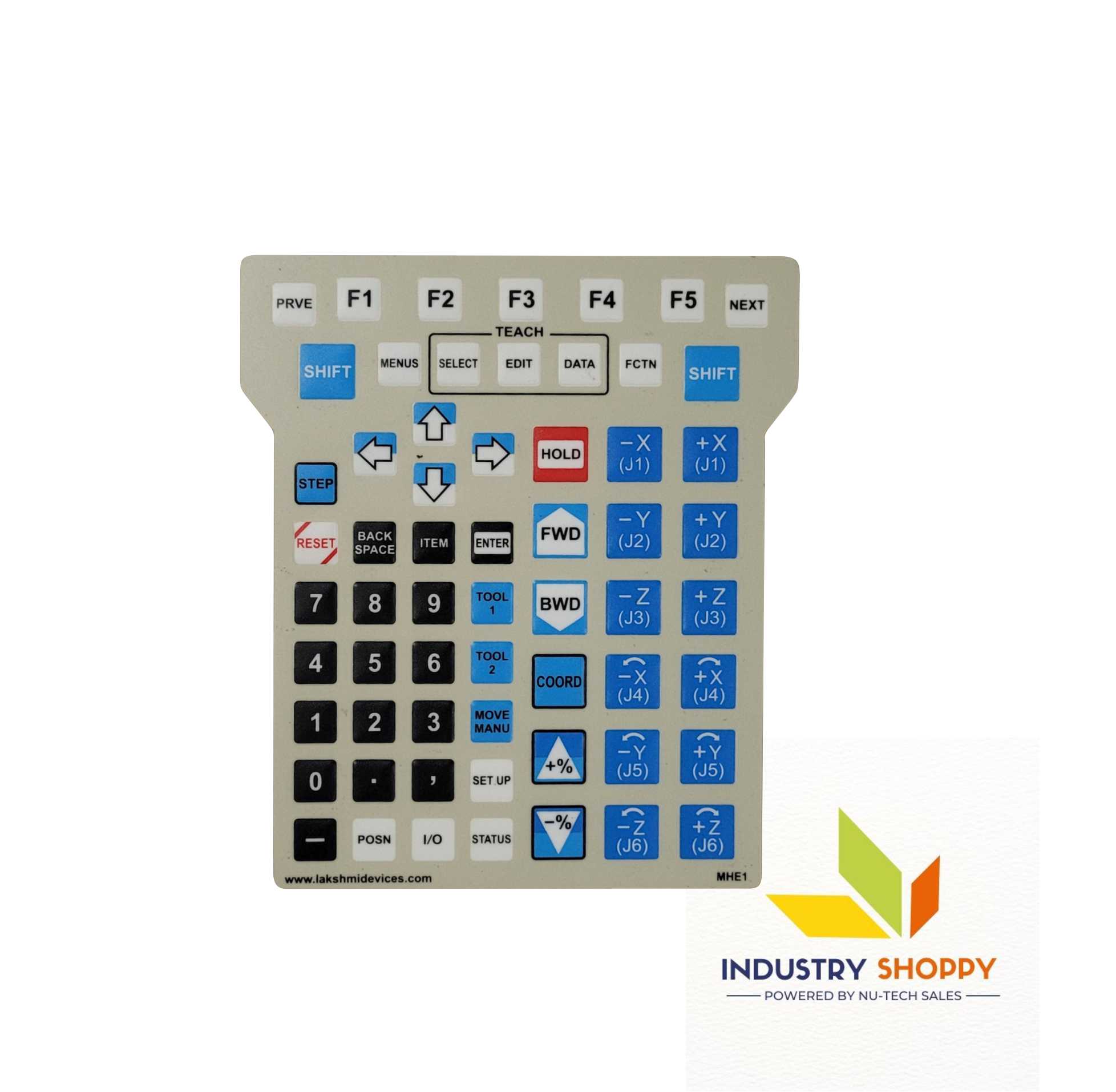 Keysheet for FANUC A05B-2301-C301 Teach Pendant MHE1