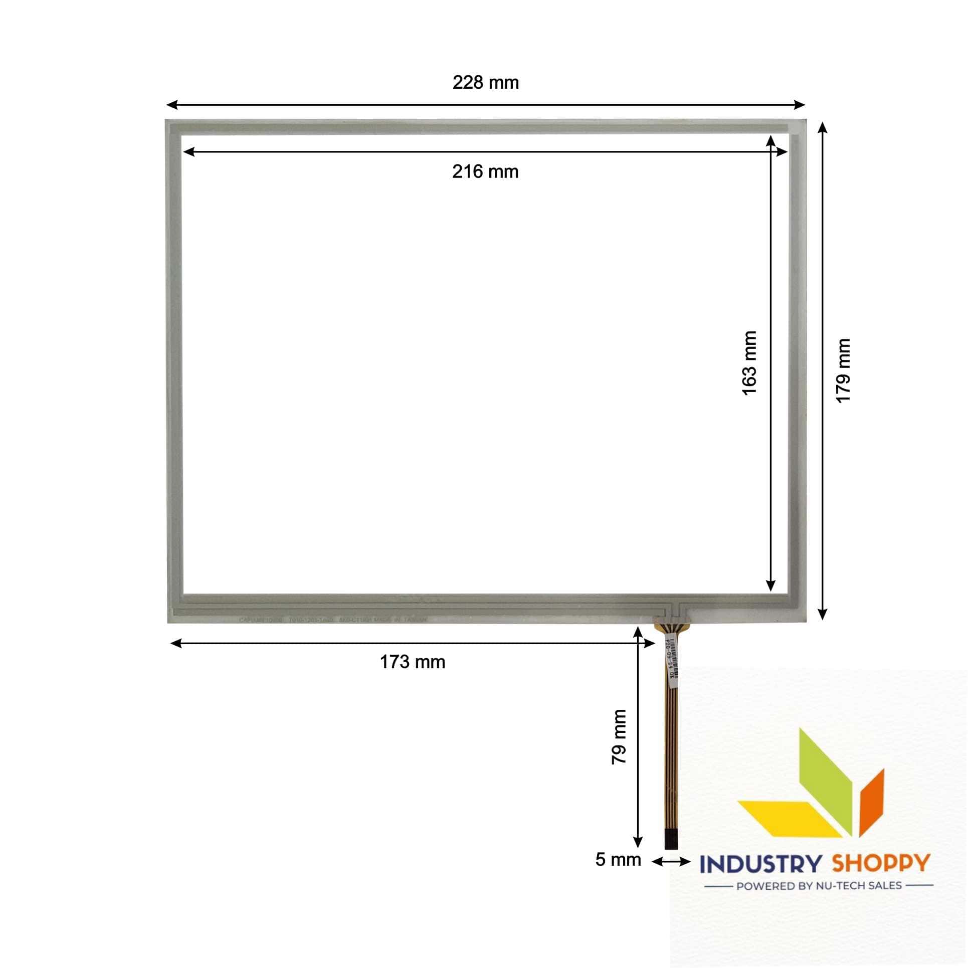 NTS T010-1201-X861-02 Touch Screen