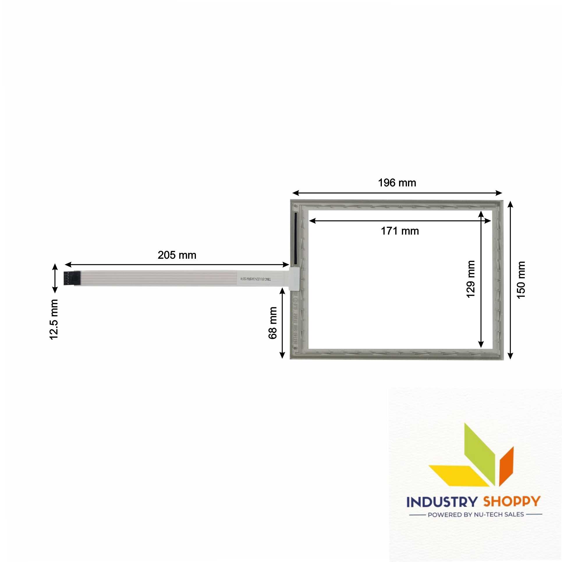 T084C-5RAJ02N-3A18R4-150FH Touch Screen