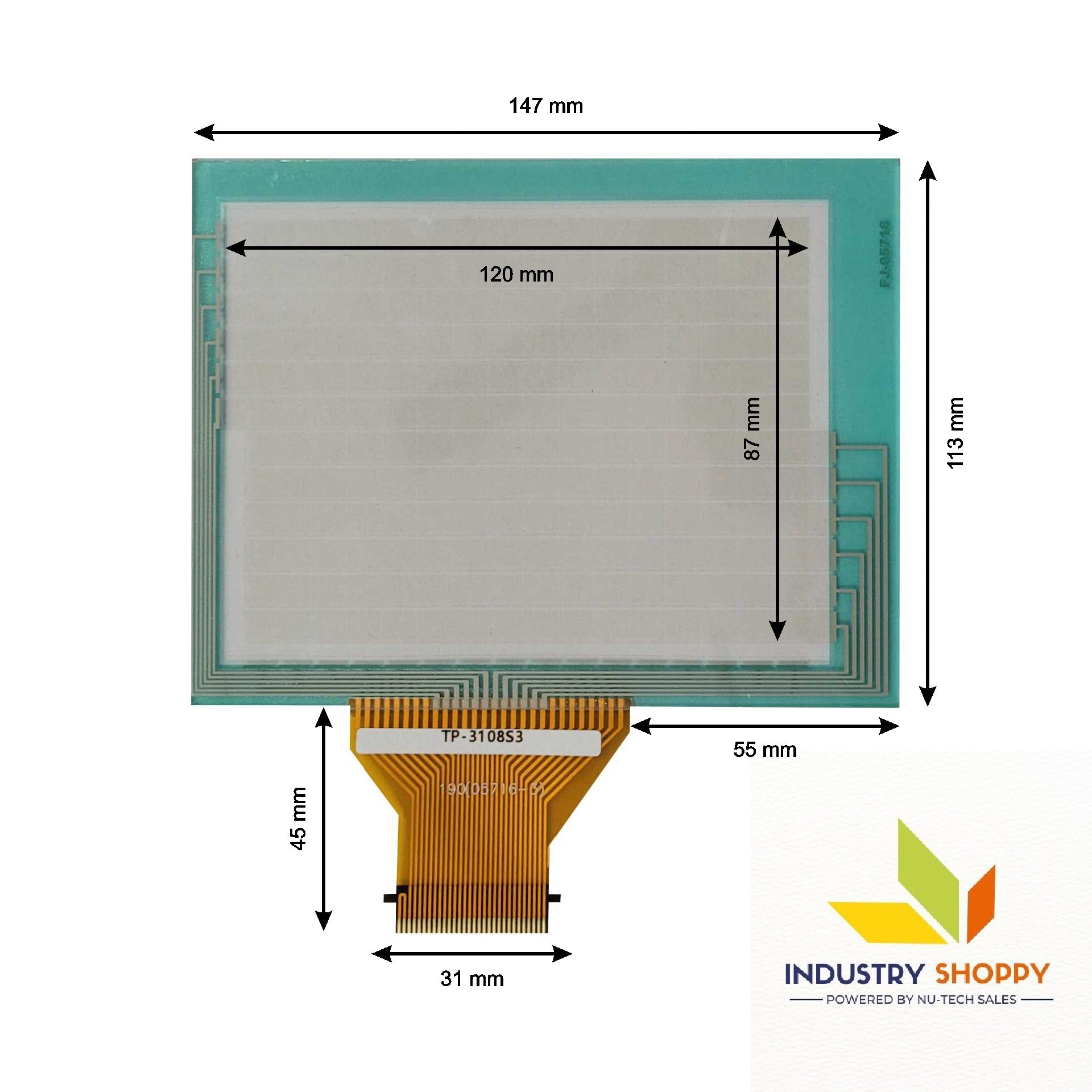 NTS TP-3108S3 Touch Screen