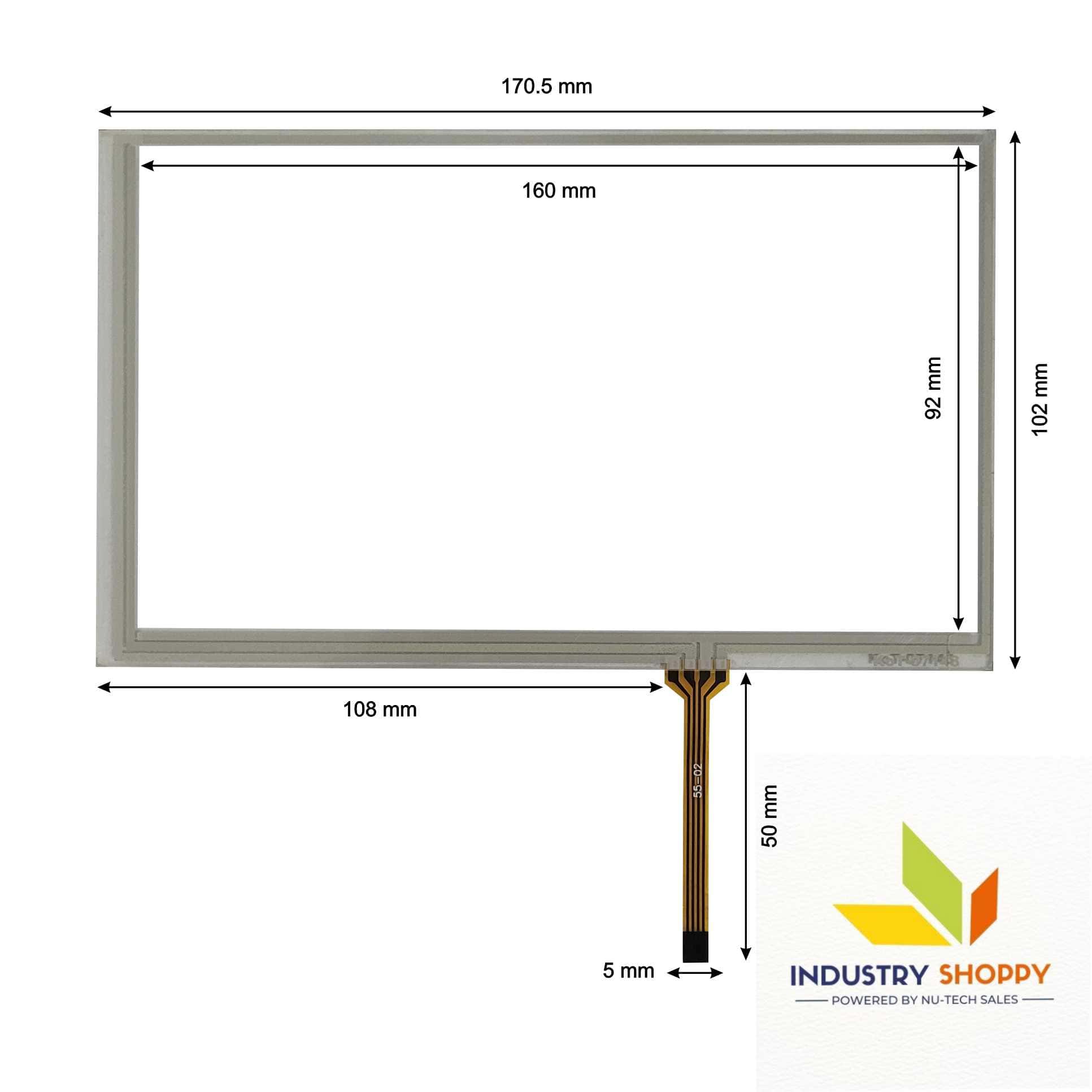 NTS TP-4617S1 Touch Screen, Touch Screen for Mitsubishi GT2507-WTBD HMI Panel