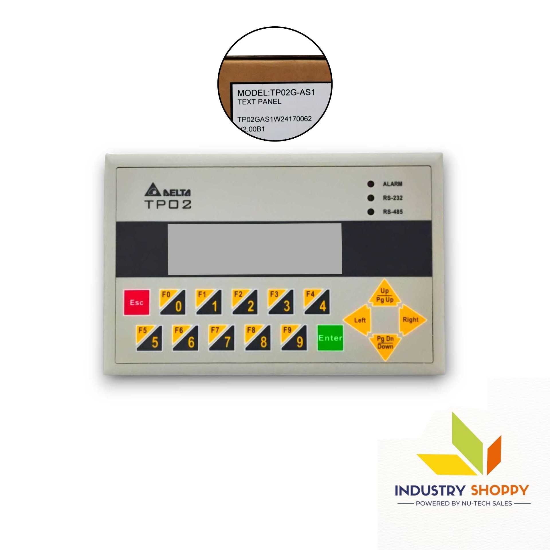 Delta TP02G-AS1 HMI Panel
