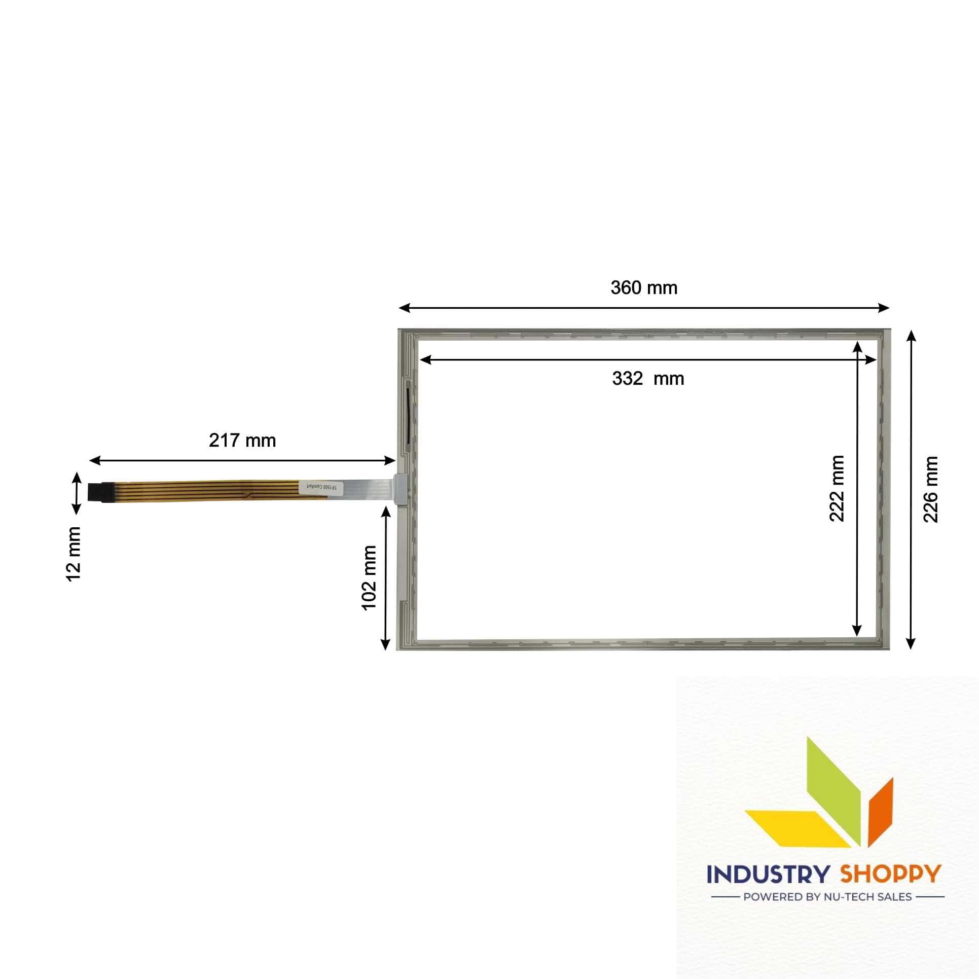 Touch Screen for Siemens TP1500 Comfort HMI Panel
