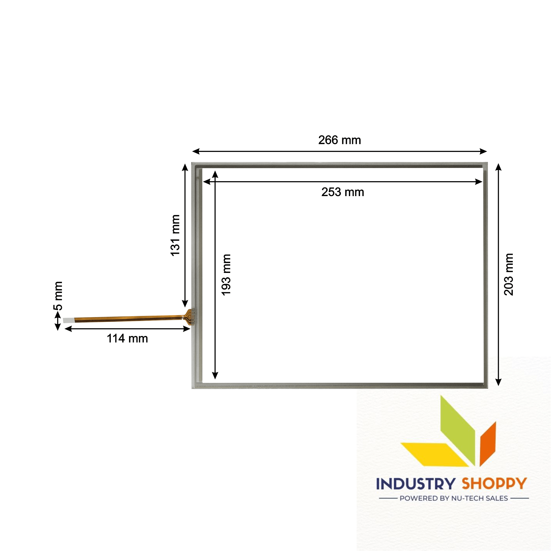 Touch Screen for MCGS TPC1262H HMI Panel