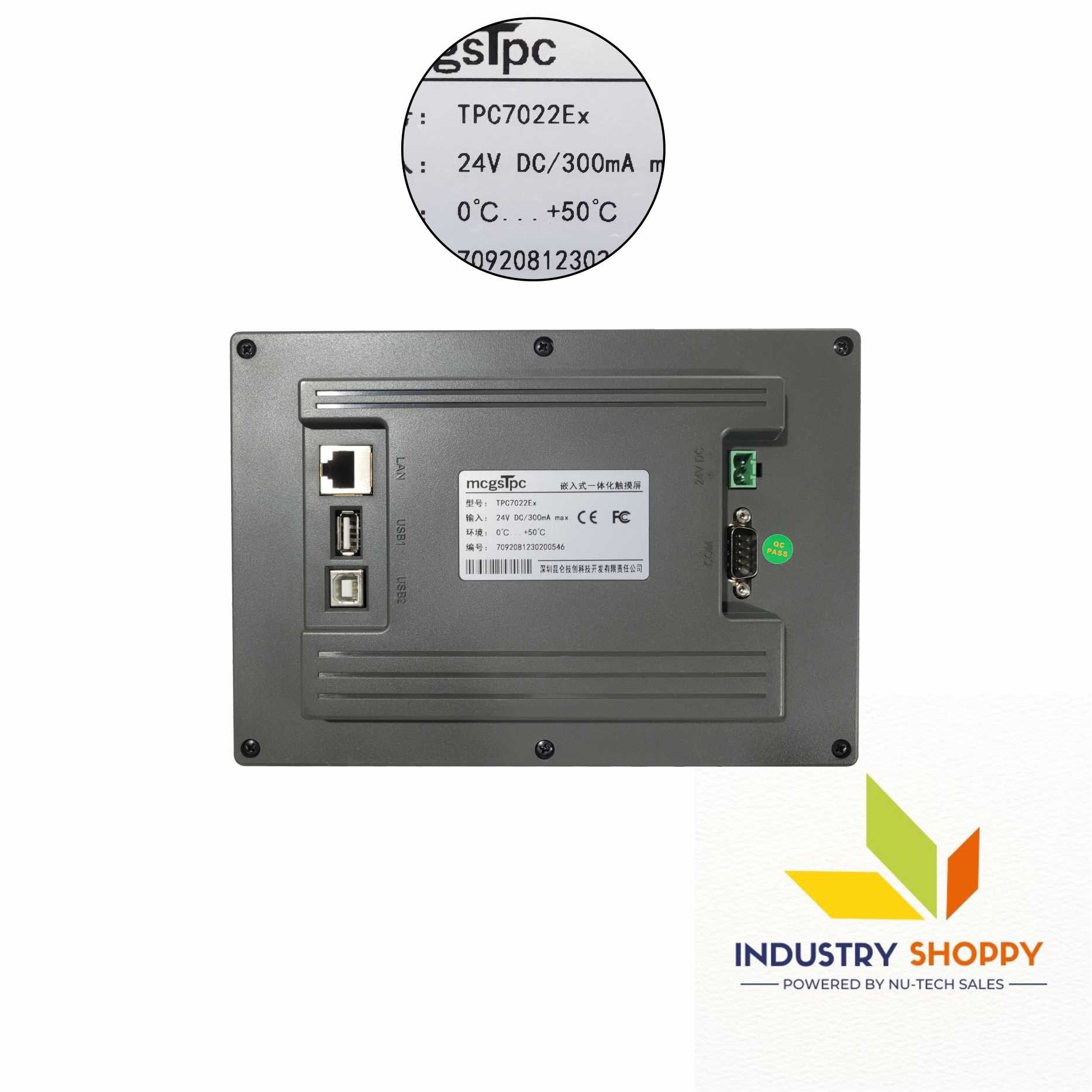 MCGS TPC7022EX HMI Operator Panel