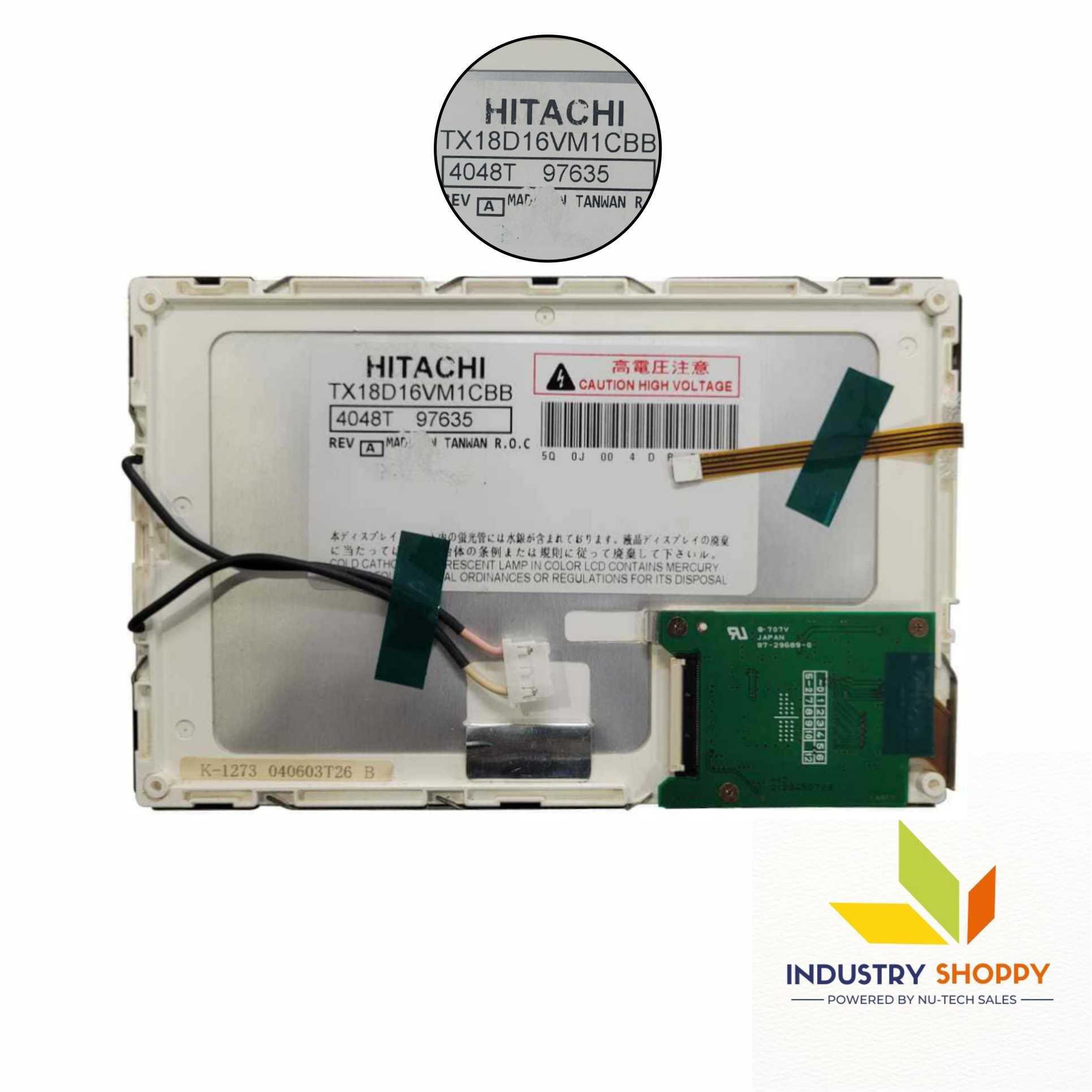 Hitachi TX18D16VM1CBB LCD Module with Touch