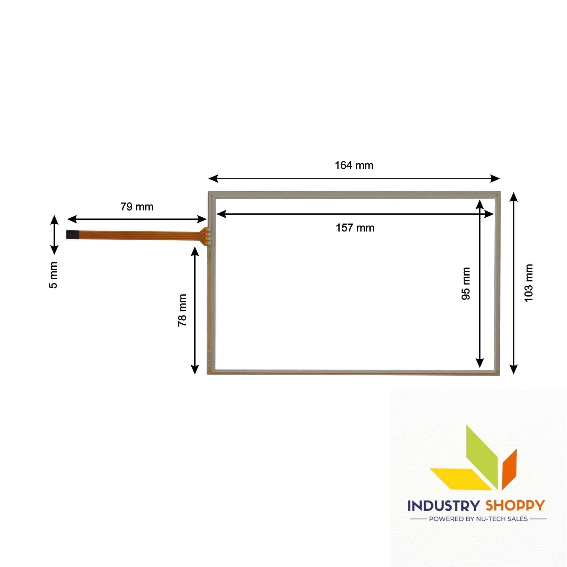NTS URA-070001MA Resistive Touch Screen