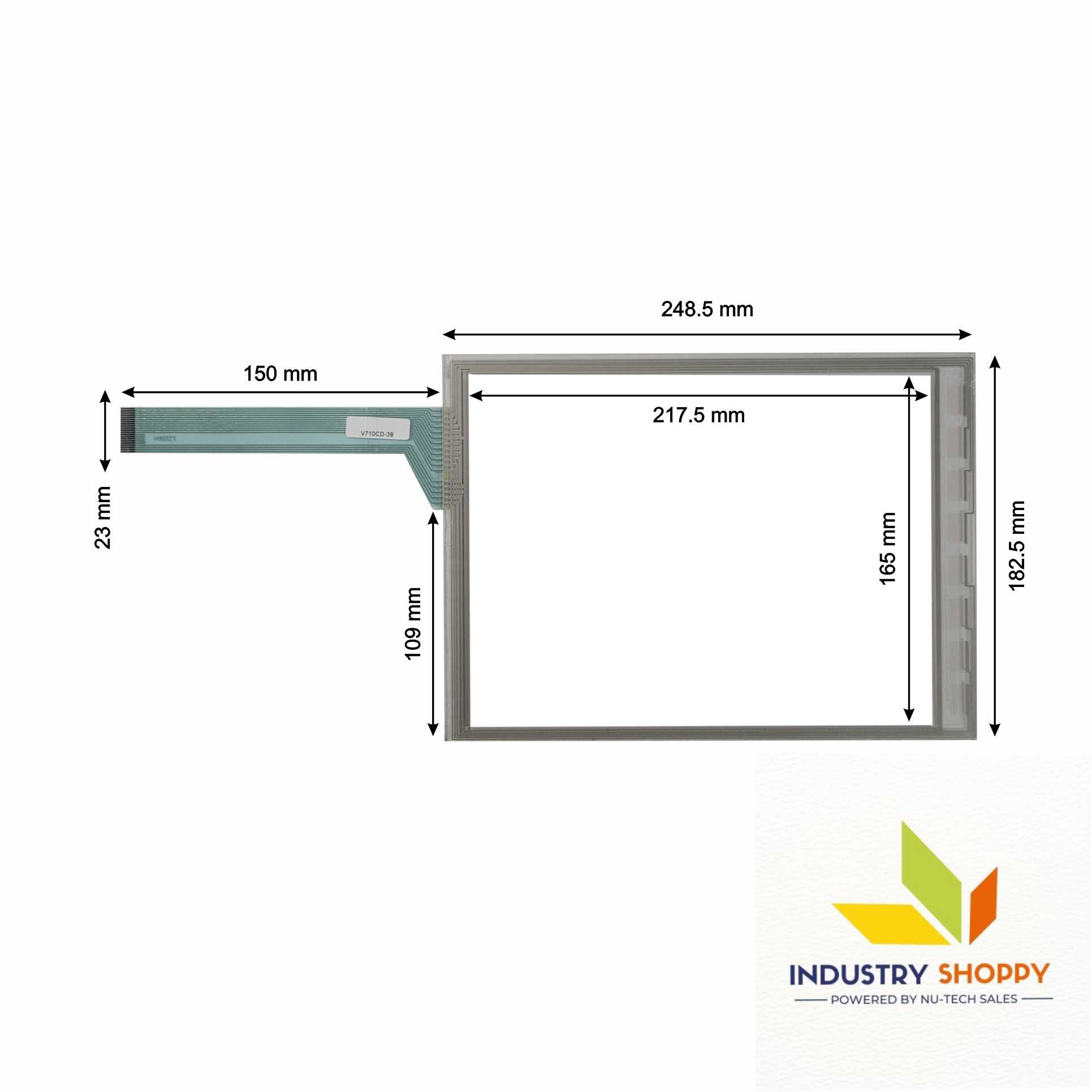 Touch Screen for Monitouch V710CD-38 HMI Panel