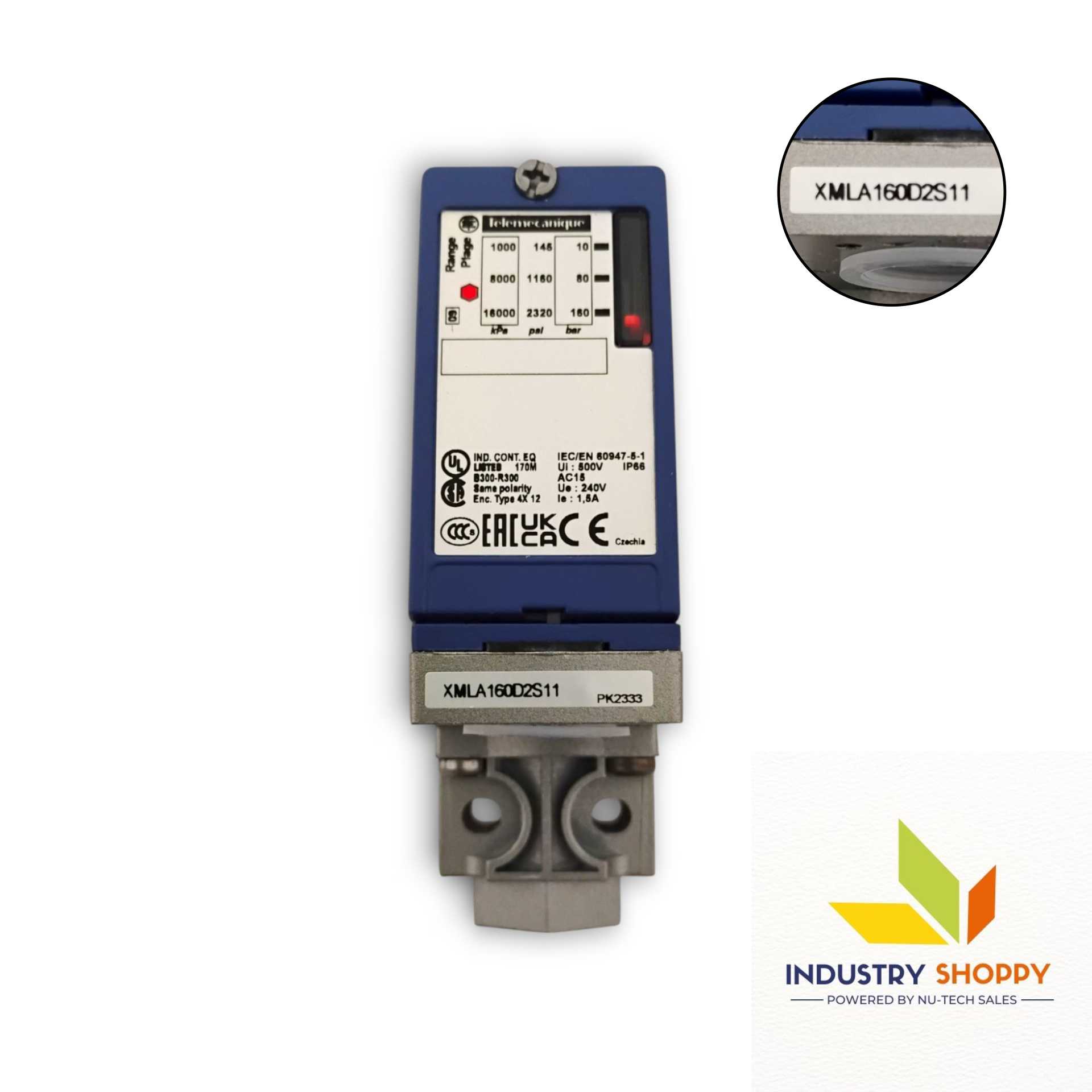 Telemecanique XMLA160D2S11 Pressure Sensor