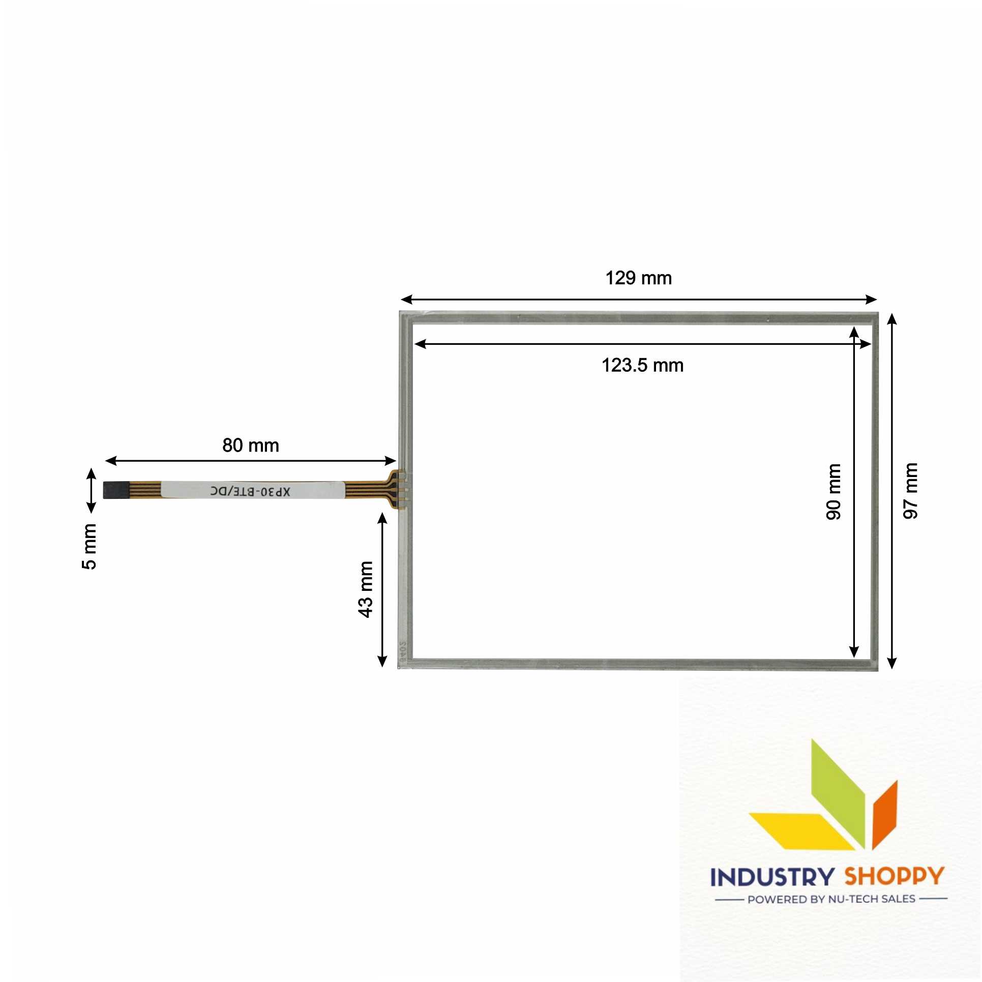 Touch Screen for LS Electric XP30-BTE-DC HMI Operator Panel
