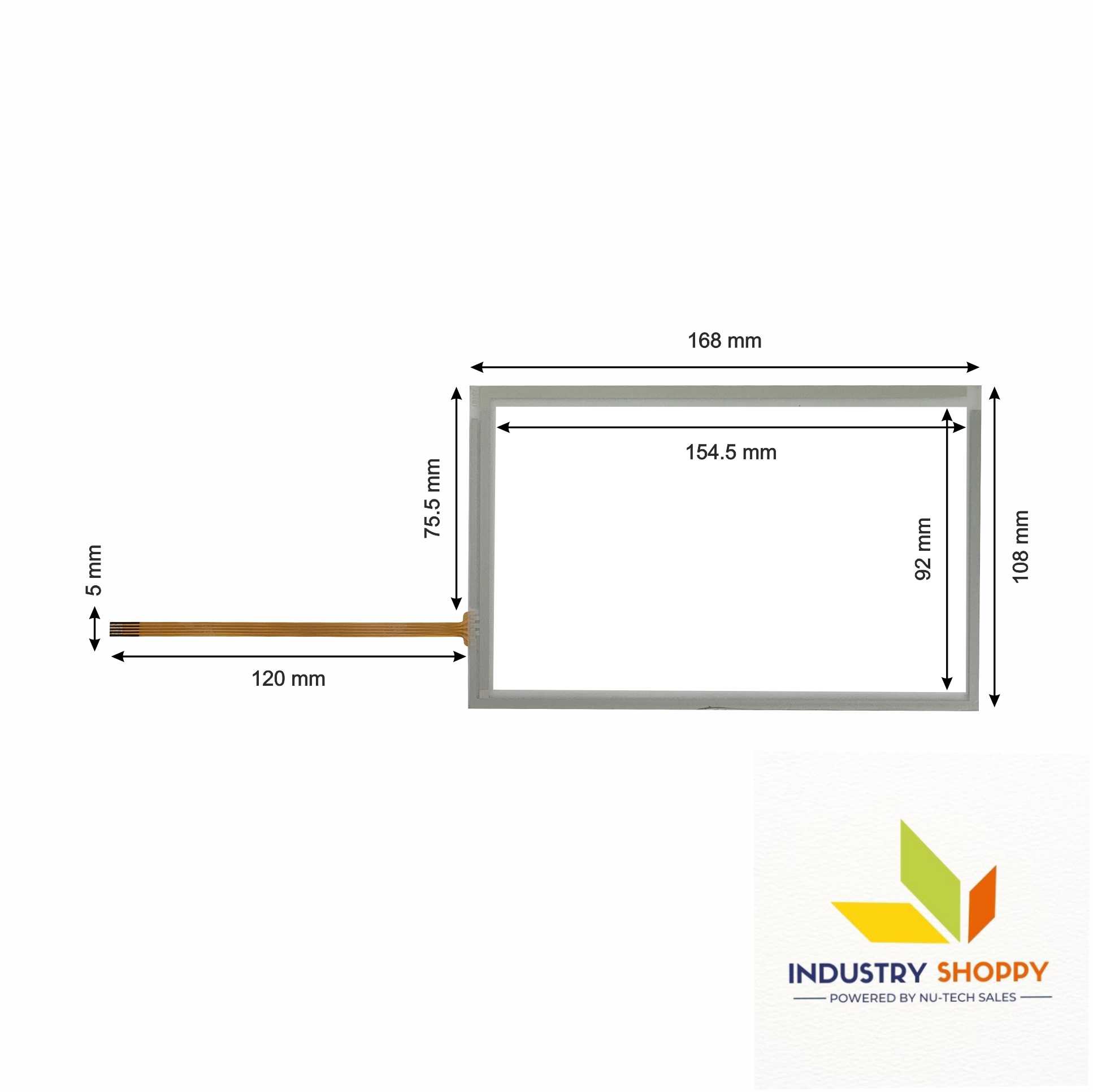 Touch Screen for XTOP07TW-UD HMI Panel