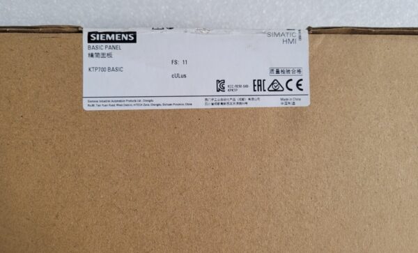 Siemens KTP700 Basic HMI Controller – 6AV2 123-2GB03-0AX0