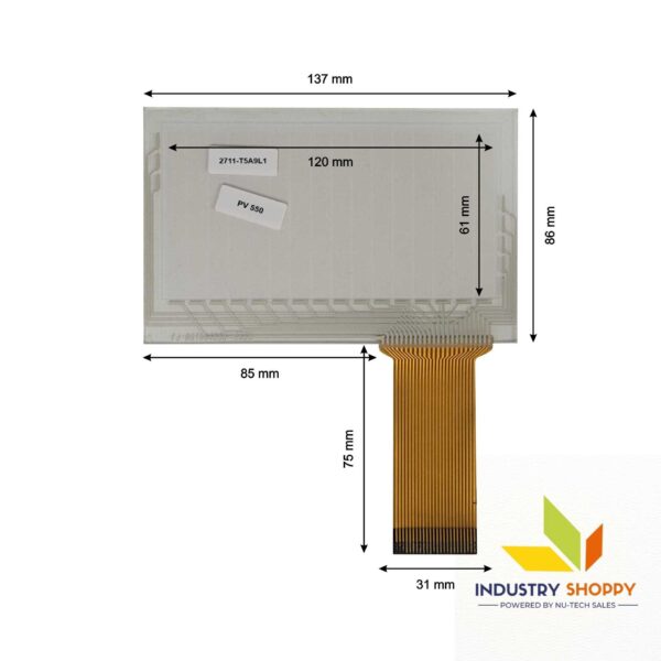 Touch Screen for Allen-Bradley 2711-T5A9L1 HMI