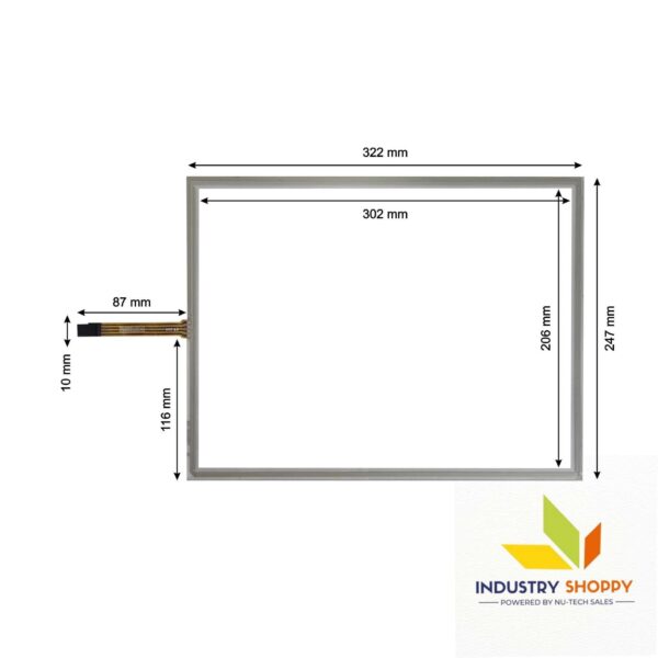 15 inch Regular Big Connector Touch Screen