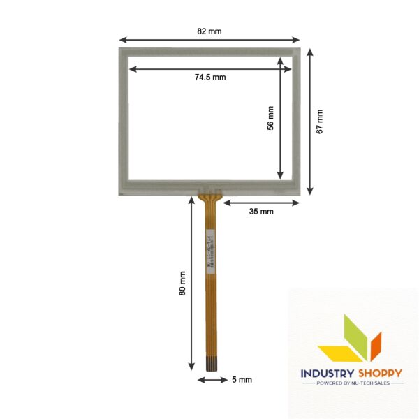 Touch Screen for B&R 4PP065.0351.P74 HMI Operator Panel