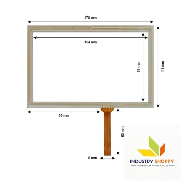 NTS FG8-7.0W-7013R-EX13760336RB Touch Screen