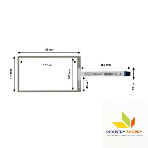 NTS T080S-5RB005N-0A11R0-150FH Touch Screen